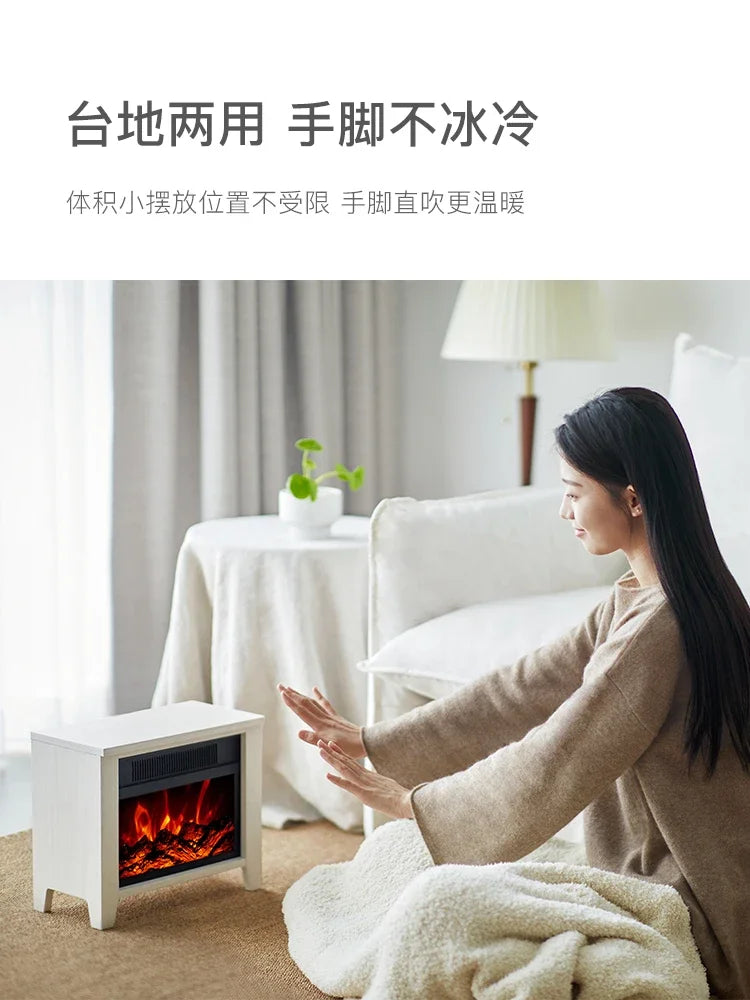 Olek Nordic heater electric heater home simulation flame electric fireplace stove