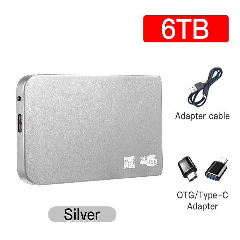 Original Hard Drive Portable SSD 1TB 2TB Solid State External Drive USB3.0 Interface High-speed Hard Disk for Notebook/Desktop
