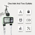 Eshico Super Timing System 2-Outlet Water Timer Precisely Watering Up Outdoor Automatic Irrigation Fully Adjustable Program