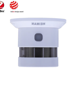 Heiman Zigbee3.0 Anti-Fire Smoke Detector Photoeletric Fire Sensor Compatible With Zigbee2mqt And Home Assistant