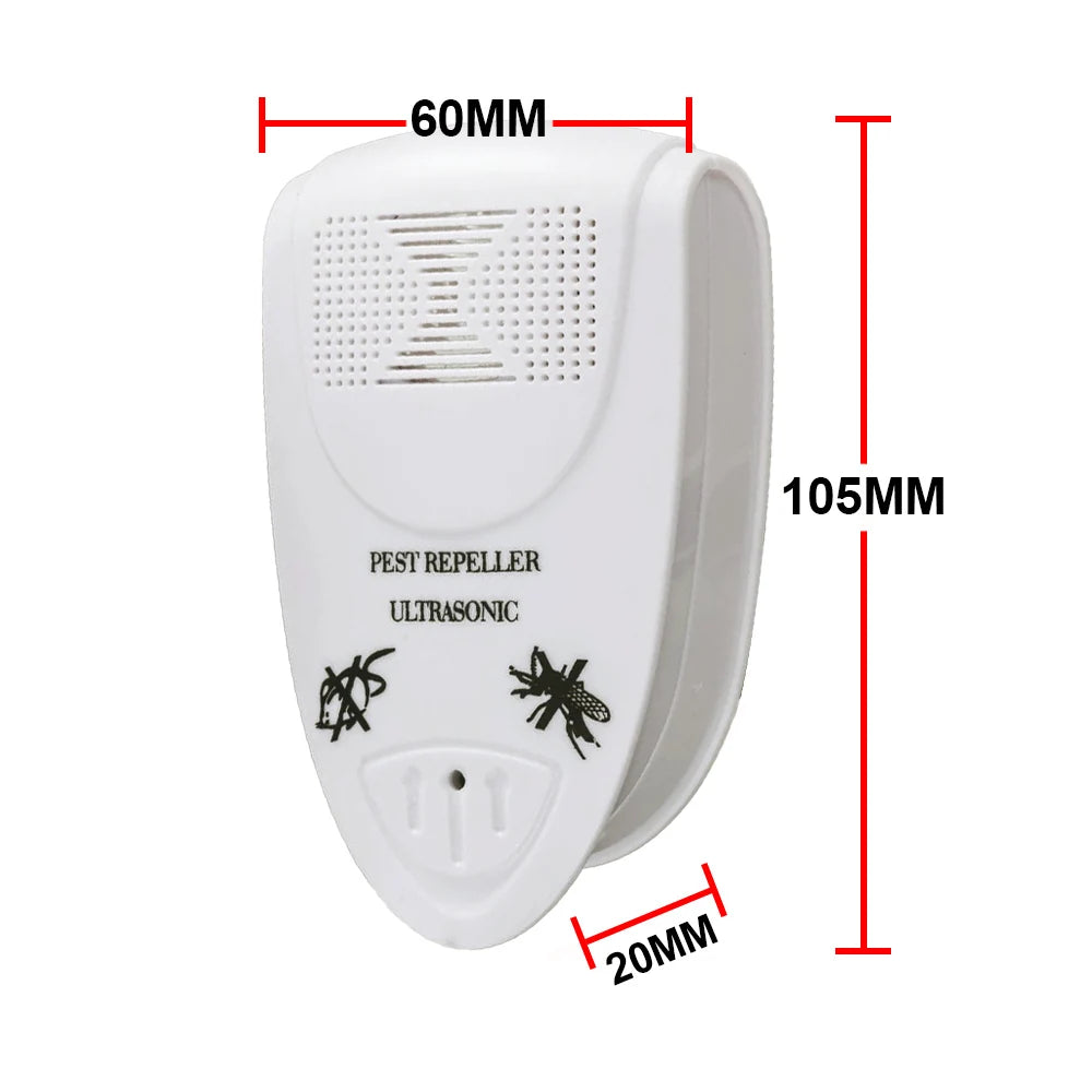 Electronic Pest Reject Ultrasound Mouse Repellent Device Cockroach  Insect Rats Spider Mosquito Killer Pest Control Repeller