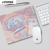 Laptop Mouse Mat for Office Home PC Computer Keyboard Cute Mouse Pad Kawaii Desk Pad Deskpad Gaming Desk Mats Gamer 22x18cm