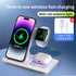 Remax W5 3-in-1 Wireless Charger Magnetic Fast Charging Stand for IPhone Airpods Bluetooth Earphones iWatch