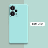 2023 Square Liquid Silicone Case for Xiaomi POCO F5 Pro Camera Protective Soft Phone Back Cover POCOF5Pro Shockproof Accessories