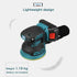 125MM Cordless Random-Orbital Electric Sander With 3 Sandpaper Wood Grinder Polishing Machine For Makita Batterry (No Battery)