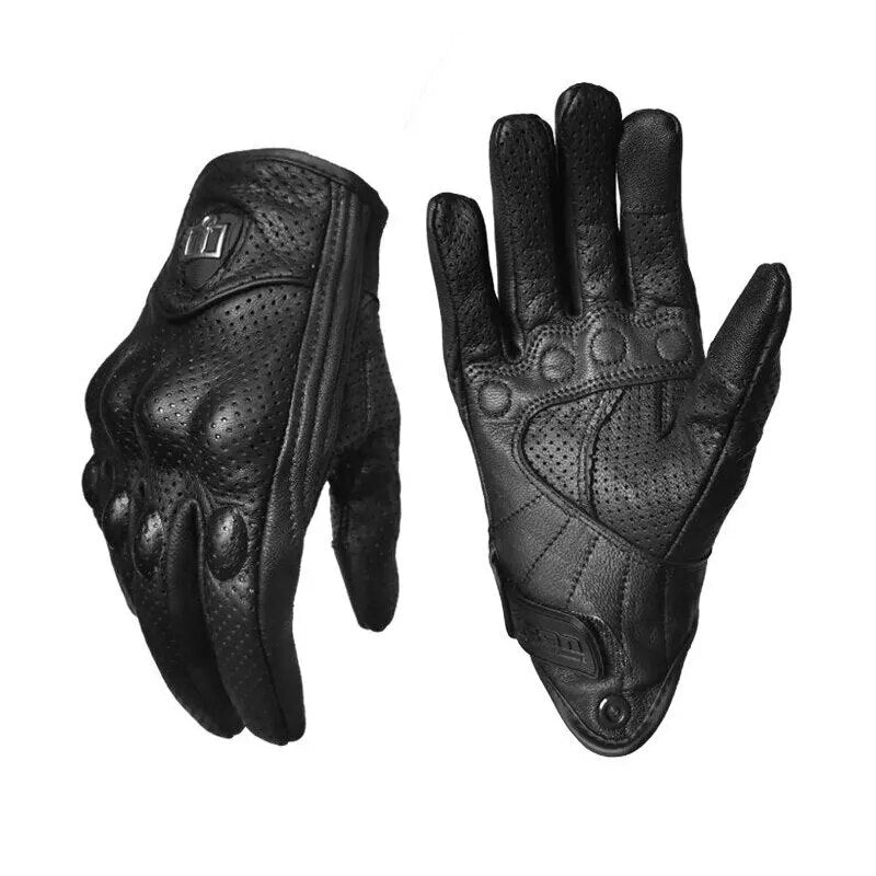 Motorcycle Gloves Men Women Moto Leather Carbon Cycling Winter Gloves Motorbike Motorcross ATV Motor Gloves