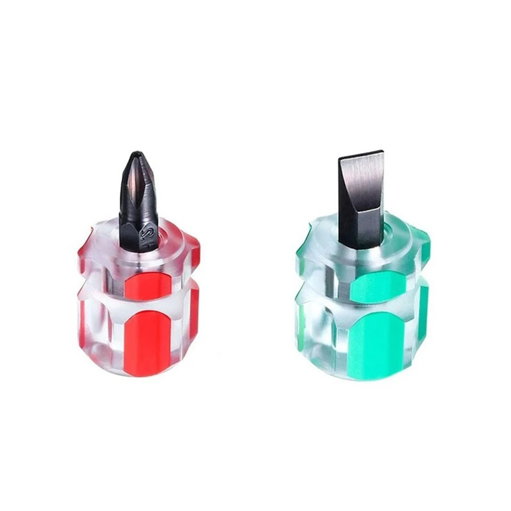 Nutdrivers Screwdriver Short 2-in-1 3pcs DIY Driver Flat Hammer Hand Tools Impact Interchangeable Multifunction