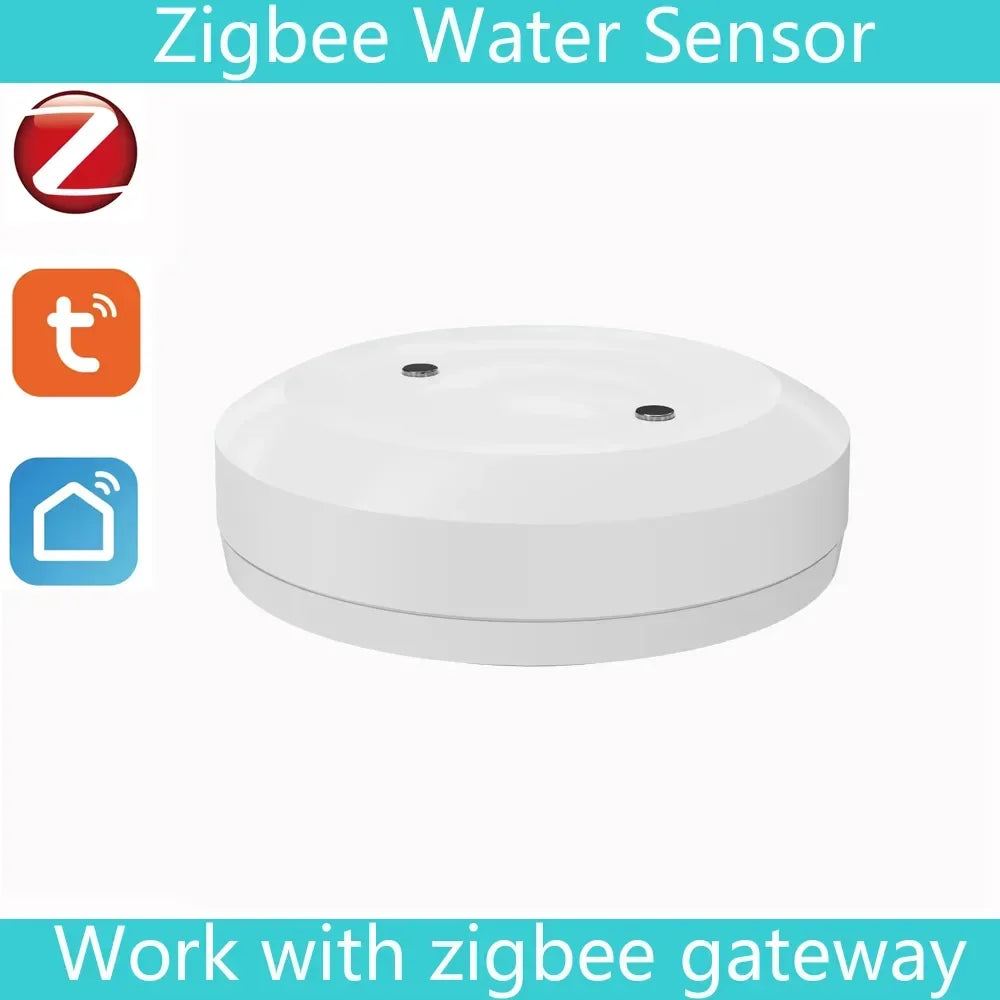 NEW Zigbee Water Immersion Sensor Smart Life Leakage Sensor Water Linkage Alarm App Remote Monitoring Water Leak Detector Tuya