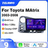 TIEBRO P1 Car Radio For Toyota MAtrix LHD 2003-2008 For PONTIAC Vibe LHD 2003-2004 6+128G Multimedia Player Carplay Headunit BT