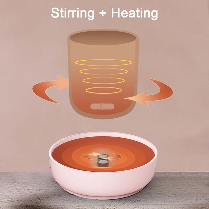 Electric Automatic Self Stirring Magnetic Mug New Mixing Coffee Mugs Smart Cup Warmer Adjustable Cups Coaster Water Heater Gift