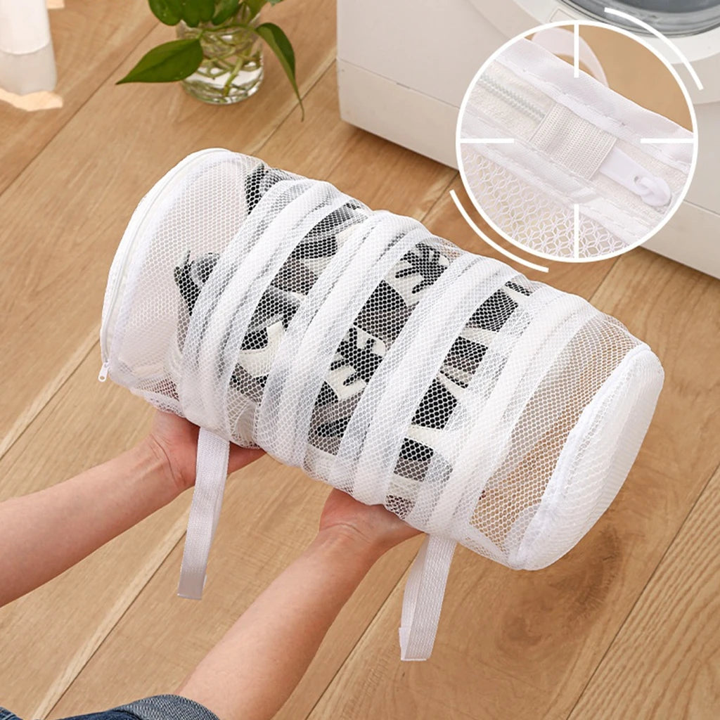 Washing Machine Shoes Bag Travel Shoe Storage bags Portable Mesh Laundry bag Anti-deformation Protective Shoes Airing Dry Tools