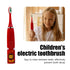 Children's Cartoon Colorful Electric Toothbrush 12Pcs Replacement Heads Ultrasonic Rechargeable Soft Hair Cleaning Brush for Kid