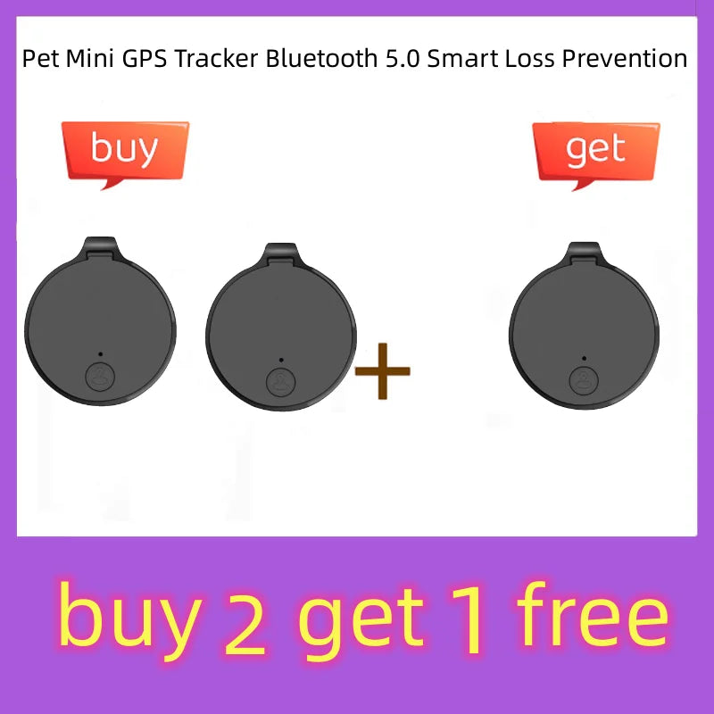 Pet Mini GPS Tracker Bluetooth 5.0 Smart Loss Prevention IOS/Android Pet Kids Wallet Tracker Smart Finder Locator