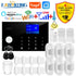 G50 Wifi GSM Alarm System Tuya 433MHz Wireless & Wired Detector Burglar Alarms RFID Card TFT LCD Touch Keyboard 11 Languages