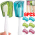 Portable Toothbrush Head Covers with Suction Cup Toothbrush Dustproof Holder Protector Case Caps For Bathroom Travel Accessories
