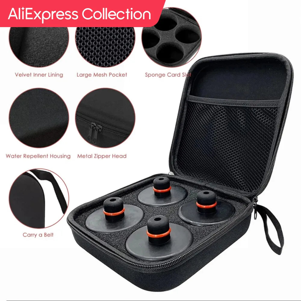 AliExpress Collection 4Pcs Car Rubber Lifting Jack Pad Adapter Tool Chassis W/ Storage Case Suitable For Tesla Model 3 Model S