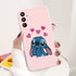 For Samsung Galaxy A34 5G Case 6.5" Soft TPU Back Cover Cute Stitch Lilo Disney Coque For Samsung A 34 A34 SM-A346E Funda Bumper