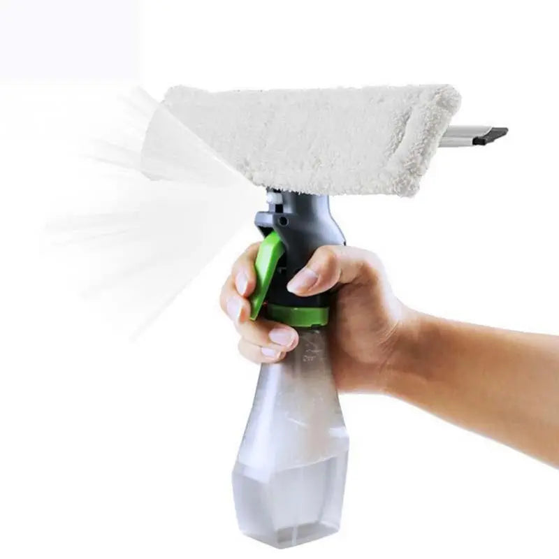 3 In 1  Scraping Wipe Window Nozzle Glass Cleaner Wiper Scraper Shower Nozzle Household Cleaning Tool Glass Wiper