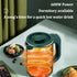 220V 0.6L/1L Electric Coffee Pot Electric Espresso Pots Make Tea Heat Milk Portable Travel Home Stove Top Kettle Coffeeware