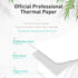 A4 Thermal Printer 203dpi Bluetooth-compatible 2600mAh Label Memo Wrong Question Printing Portable Thermal Printer