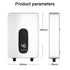 New 110v-220v 5500W Electric Water Heater for Shower Bathroom Faucet Instant Water Heater Digital Display 3 Seconds Instant Heat