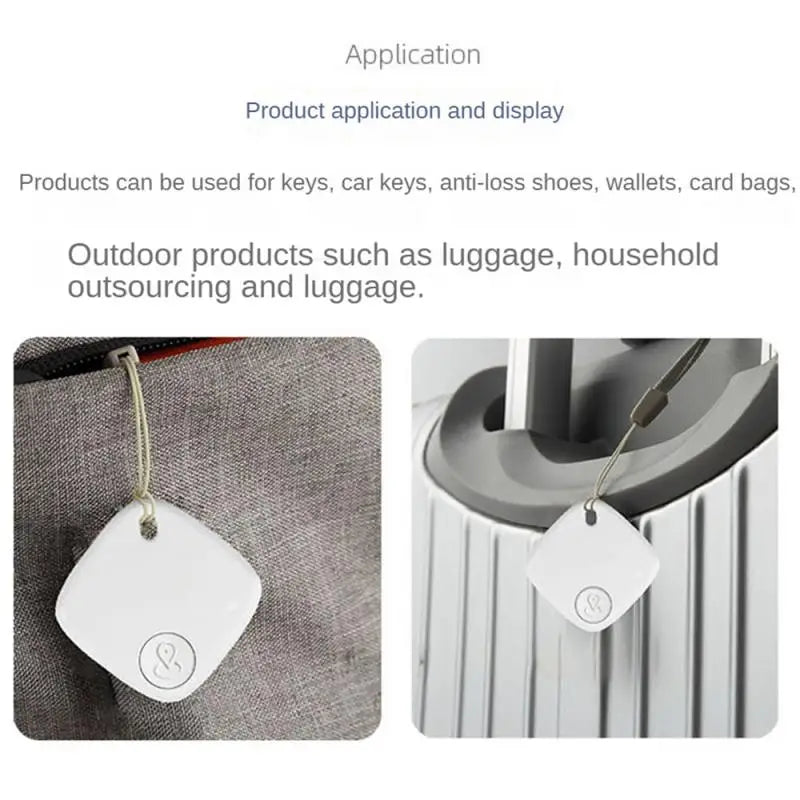 Bluetooth GPS Tracker for Apple Air Tag Replacement via Find My to Locate Card Wallet iPad Keys Kids Dog Reverse Position MFI