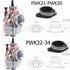 Universal PWK 21 24 26 28 30 32 34mm 2T 4T Motorcycle Carburetor Racing carb With Power Jet For Yamaha For Mikuni Koso For ATV