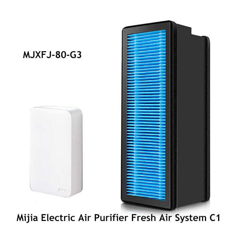 H13 HEPA for Xiaomi Mijia Electric Air Purifier Fresh Air System C1 Composite Filter Element MJXFJ-80-G3 replacement Filter