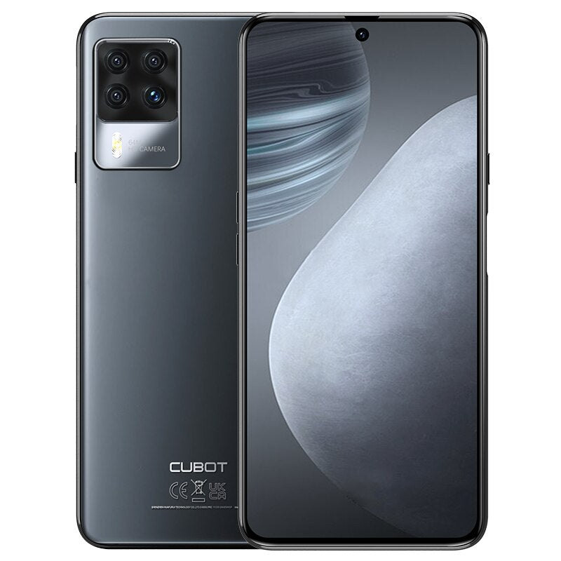 Cubot X50 2021 New Smartphone 64MP Quad Camera 8GB+128GB 6.67" FHD+ Large Display NFC Global Version Android 11 Cellphone