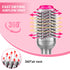 Dryer And Straightening Brush CHIGNON Hair Dryer Hot Air Brush Professional One Step Hair Styler Electric Ion Blow Dryer Brush