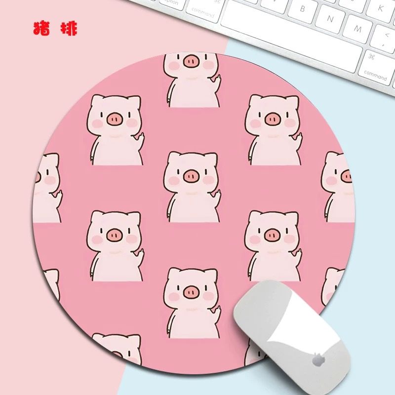 Kawaii Round Celestial Mouse Pad Soft Mat for Game Computer Cap Desk Mat Pads Non-Slip Rubbe PC Waterproof Office MousePad 20cm