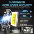 55W 12000LM Auto Lamp Mini Lens LED H4 9003 HB2 Bulbs Headlight Motorcycle scooter Projector Len LED Automotive Moto DC/AC 12V