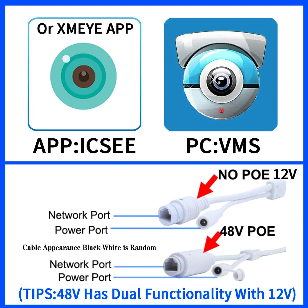 5MP Hidden 3.7mm Lens Security Cctv Mini IP Camera 48VPOE Probe Indoor Smart Home H.265 HD Face Human Motion XMEYE Have Bracket