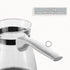 600ml Turkish Glass Coffee Maker Pot Machine Portable Electrical Tea Coffee Espresso Pot Boiled Milk Coffee Kettle Cezve Ibrik