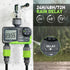 Digital Automatic Irrigation Watering Timer System Rain Delay Separate Timing Programs Sprinkler for Outdoor Lawn Gardening Pool