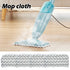 4Pcs Steam Mop Replacement Pad Reusable Stem Mop Pad Microfiber Washable Replacement Pad Soft Steam Cleaner Pad Compatible with