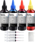 Buy 1 Get 1 FREE ! Printer dye ink refill for Canon Pixma MG3640s MG2540 MG3550 MG4250 MG5750 all printers ,CISS Ink Cartridges