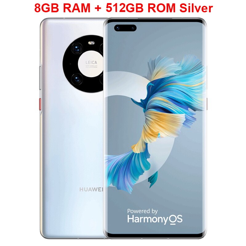 Original Huawei Mate 40E Pro 5G Mobile Phone 6.76" 8G+256G Kirin 9000L Octa Core HarmonyOS 4400mAh Fast Charging 66W Smartphone
