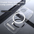 Clear Magnetic Phone Case for iPhone  14 Pro Max 13 12 11 Mini with Metal Kickstand for MagSafe Wireless Charging Back Cover