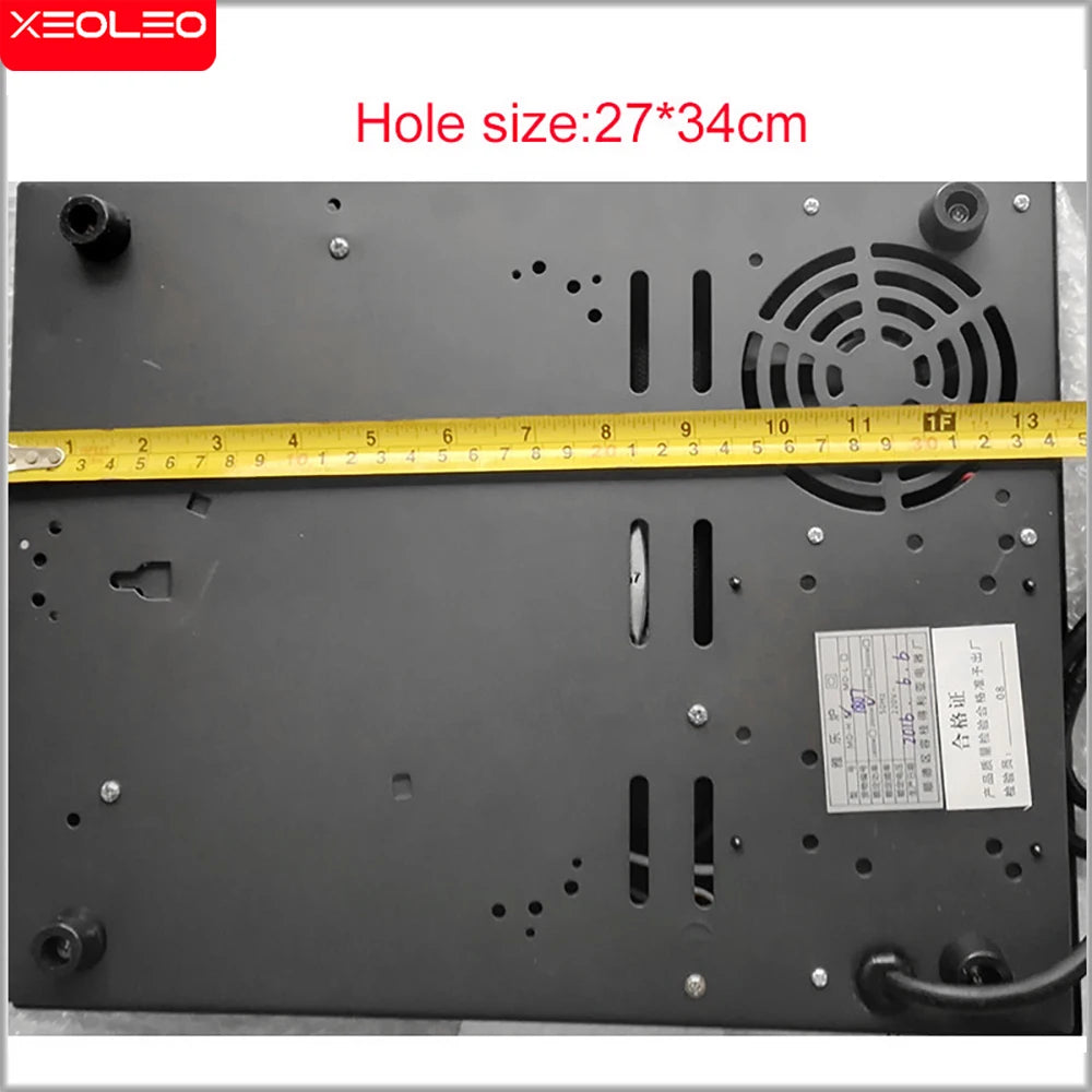 XEOLEO Commercial Embedded Household Single-head Induction Cooker with Timing Kitchen Cuisine Hot Pot/Steam Cooking Equipment