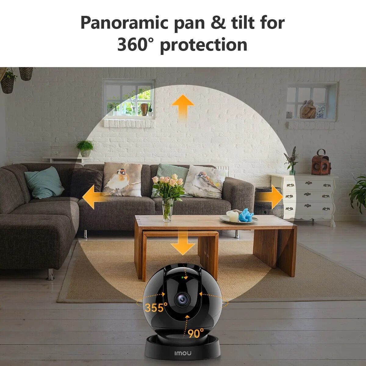 IMOU Rex 3D 5MP/3MP Indoor Wifi PTZ Security Camera Human Pet Detection AI Smart Tracking Two Way Talk Night Vision Baby Monitor