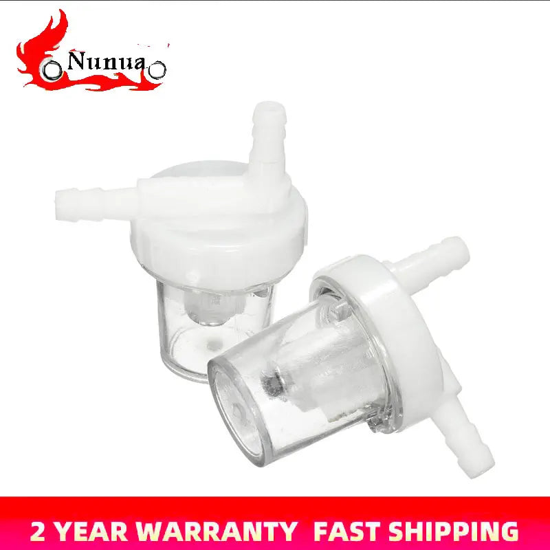 Clear Durable Universal 1/4"Motorcycle Petrol Fuel Filter For Gas Oil Pit Dirt Bike ATV All Kinds Moto Using 6mm Fuel Line