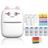 Meow Mini Label Printer Thermal Portable Printers Stickers Paper Inkless Wireless Impresora Portátil 200dpi Android IOS 57mm New