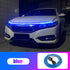 200 Cm LED Car Hood Lights Strip Cuttable Decorative Light Car Daytime Running Lights Auto Decorative Atmosphere Lamps