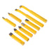9Pcs 8x8mm Carbide Tipped Lathe Metal Cutter Bit Cutting Tool Set Turning Boring