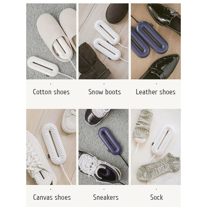 Portable Shoe Dryer Timing Electric Boot Dryer Deodorization Sterilization Dehumidification Shoes Baked Dryer Machine Heater