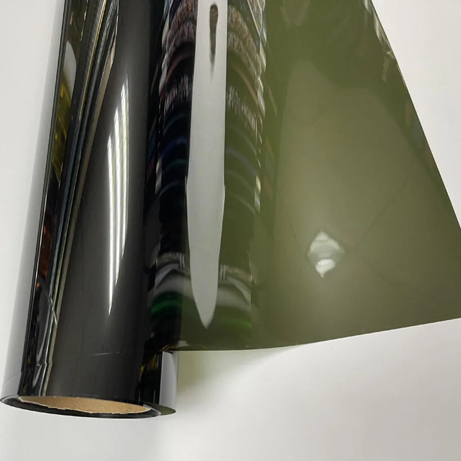 New Design Car Window Film with 50*300CM/LOT by free shippingicker Adhesive Vinyl Tint Film Olive green