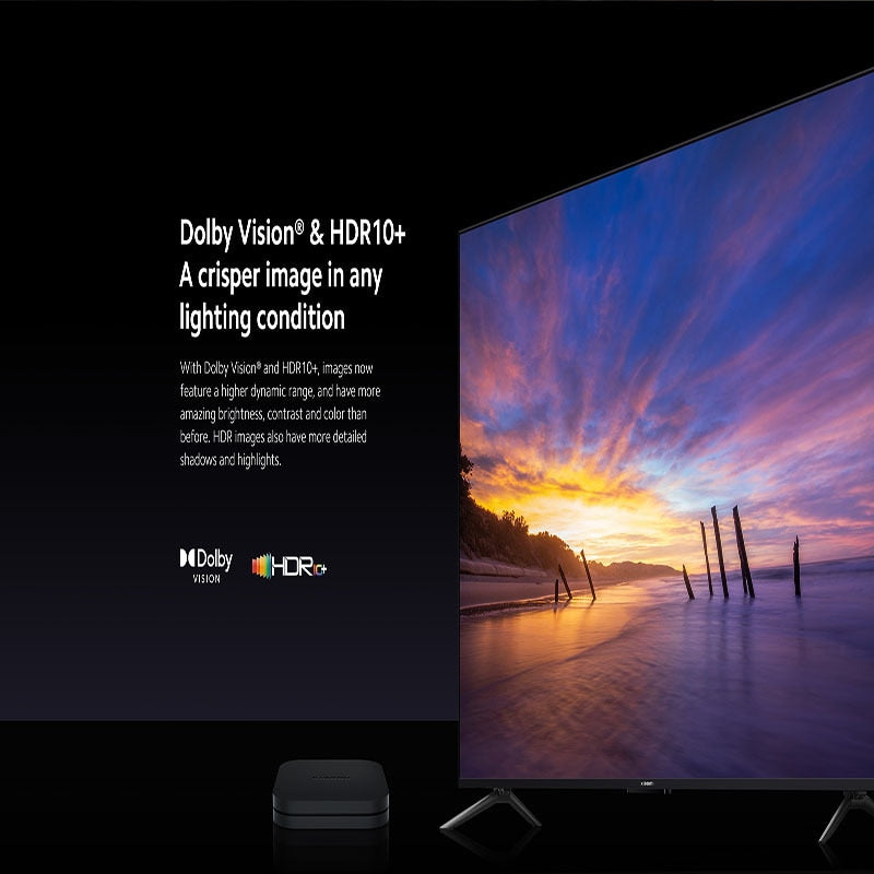 Original Global Version Xiaomi TV Box S 2nd Gen 4K Ultra HD 2G 8G WiFi BT5.2 Google TV Cast Netflix Smart TV Box Media Player