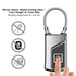 Biometric Padlock keyless Waterproof Fingerprint Lock Smart Locks Anti-theft Fingerprint Padlock for Gym Home Backpack Bike