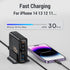 140W GaN Multi USB Charger PD3.0 Type C Fast Charging Station LED Display USB C Charger For Laptop iPhone 14 13 Samsung Xiaomi